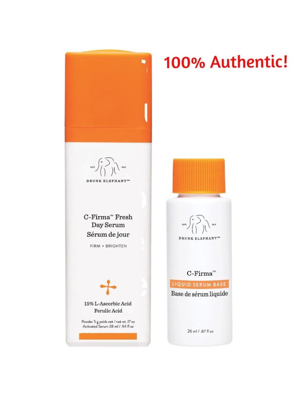 NIB Drunk Elephant C-Firma Fresh Vitamin-C Day Serum 0.94 oz 28 mL Full Size